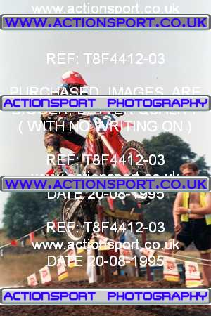 Photo: T8F4412-03 ActionSport Photography 20/08/1995 AMCA Rossendale MXC [Honda Pilots] - Whalley Nab _6_125Seniors #93