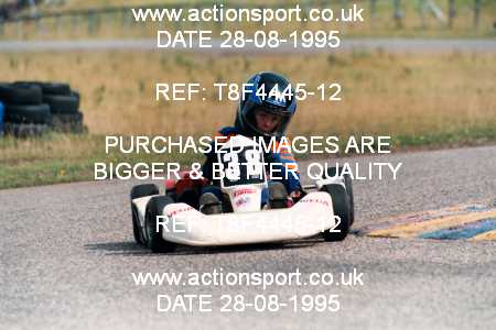 Photo: T8F4445-12 ActionSport Photography 28/08/1995 Cumbria Kart Club - Rowrah  _2_Cadets #38