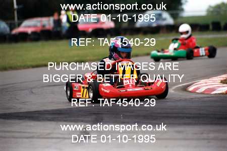 Photo: TAF4540-29 ActionSport Photography 01/10/1995 Rissington Kart Club  _4_Cadets #77