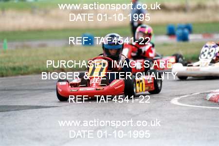 Photo: TAF4541-22 ActionSport Photography 01/10/1995 Rissington Kart Club  _4_Cadets #77