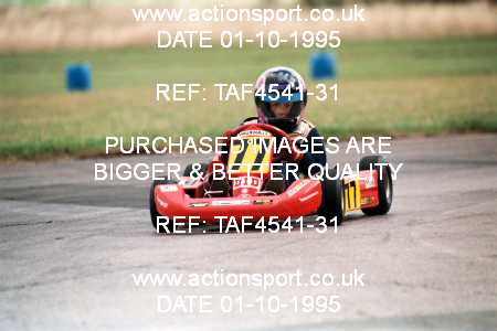 Photo: TAF4541-31 ActionSport Photography 01/10/1995 Rissington Kart Club  _4_Cadets #77