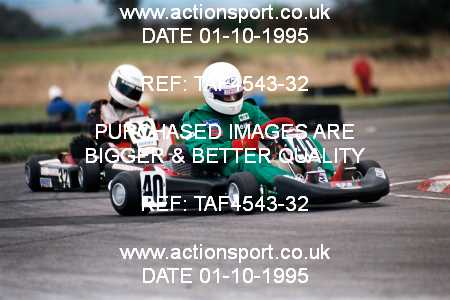 Photo: TAF4543-32 ActionSport Photography 01/10/1995 Rissington Kart Club  _6_FormulaB_C89 #40