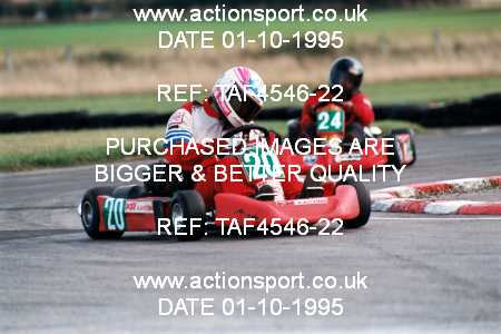 Photo: TAF4546-22 ActionSport Photography 01/10/1995 Rissington Kart Club  _7_100C #20