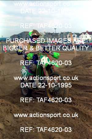 Photo: TAF4620-03 ActionSport Photography 21,22/10/1995 Weston Beach Race  _1_Sunday #40