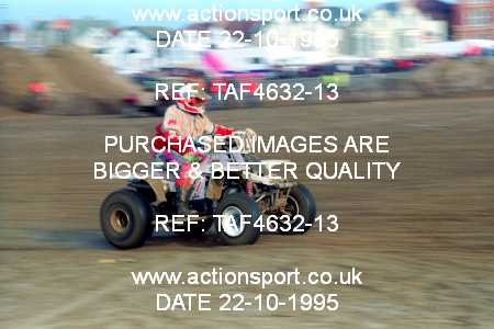 Photo: TAF4632-13 ActionSport Photography 21,22/10/1995 Weston Beach Race  _1_Sunday #321