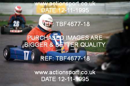 Photo: TBF4677-18 ActionSport Photography 12/11/1995 Clay Pigeon Kart Club _3_JuniorTKM-Rookie #17