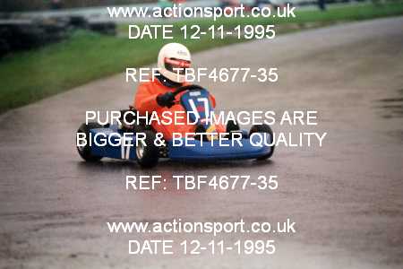 Photo: TBF4677-35 ActionSport Photography 12/11/1995 Clay Pigeon Kart Club _3_JuniorTKM-Rookie #17