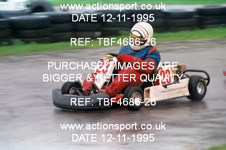 Photo: TBF4686-26 ActionSport Photography 12/11/1995 Clay Pigeon Kart Club _4_ProKart #23