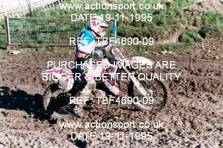 Photo: TBF4690-09 ActionSport Photography 19/11/1995 AMCA Faringdon MCC - Foxhills _3_Juniors #6