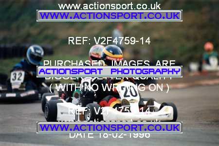 Photo: V2F4759-14 ActionSport Photography 18/02/1996 Shenington Kart Club _7_100B #20