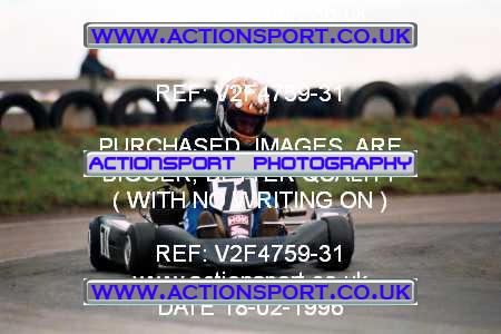 Photo: V2F4759-31 ActionSport Photography 18/02/1996 Shenington Kart Club _7_100B #71