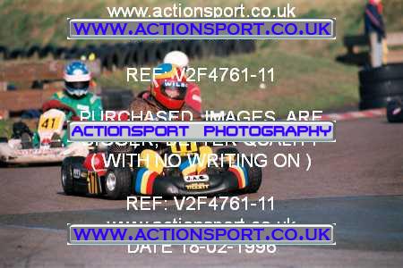 Photo: V2F4761-11 ActionSport Photography 18/02/1996 Shenington Kart Club _9_FormulaA #17