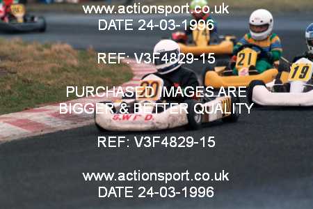 Photo: V3F4829-15 ActionSport Photography 24/03/1996 Manchester & Buxton Kart Club - Three Sisters, Wigan  _4_Cadets #21
