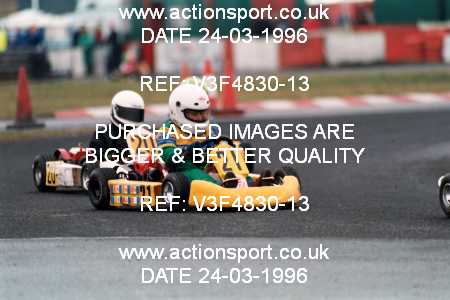 Photo: V3F4830-13 ActionSport Photography 24/03/1996 Manchester & Buxton Kart Club - Three Sisters, Wigan  _4_Cadets #21