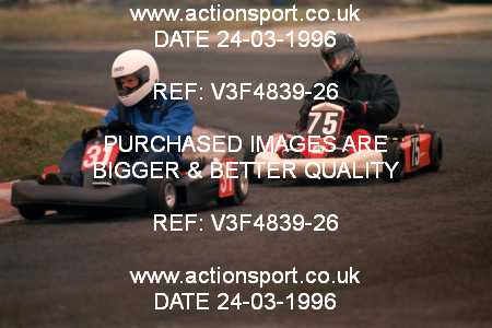 Photo: V3F4839-26 ActionSport Photography 24/03/1996 Manchester & Buxton Kart Club - Three Sisters, Wigan  _1_SeniorTKM #31