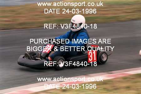 Photo: V3F4840-18 ActionSport Photography 24/03/1996 Manchester & Buxton Kart Club - Three Sisters, Wigan  _1_SeniorTKM #31