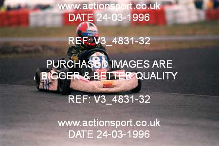 Photo: V3_4831-32 ActionSport Photography 24/03/1996 Manchester & Buxton Kart Club - Three Sisters, Wigan  _5_JuniorTKM #61