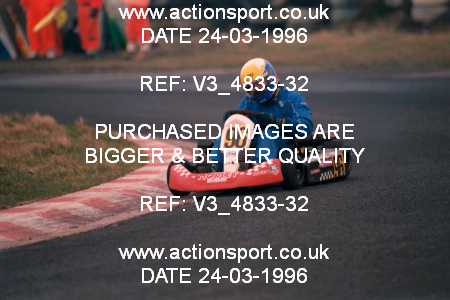 Photo: V3_4833-32 ActionSport Photography 24/03/1996 Manchester & Buxton Kart Club - Three Sisters, Wigan  _7_FormulaC92_89_Heavy #96