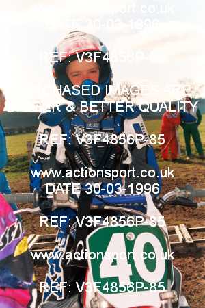 Photo: V3F4856P-85 ActionSport Photography 30/03/1996 ACU BYMX National Cheshire North West MC - Cheddleton _4_Seniors(100s) #40