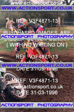 Photo: V3F4871-13 ActionSport Photography 31/03/1996 AMCA Meersbrook MC - Warmingham Lane  _8_125Seniors-Experts #35