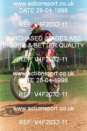 Photo: V4F2032-11 ActionSport Photography 28/04/1996 AMCA Northampton MXC - Milton Malsor _3_Juniors #86