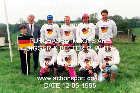 Photo: V5_2077-05 ActionSport Photography 12/05/1996 AMCA Meersbrook MC [IMBA Sidecars] - Warmingham Lane  _0_Teams-Officials-Groups #2