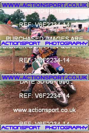 Photo: V6F2234-14 ActionSport Photography 30/06/1996 AMCA Shepshed SMC - Wymeswold _8_250Seniors #1