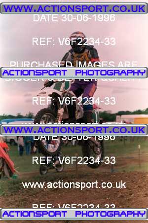 Photo: V6F2234-33 ActionSport Photography 30/06/1996 AMCA Shepshed SMC - Wymeswold _8_250Seniors #1