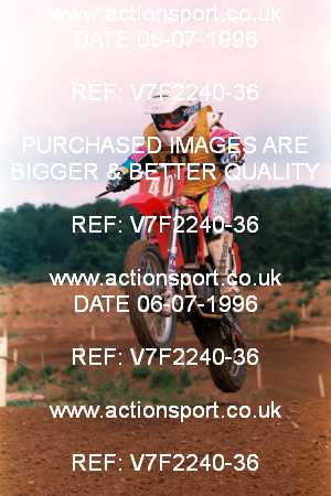 Photo: V7F2240-36 ActionSport Photography 06/07/1996 BSMA National - Wildtracks Chippenham _2_80s #40