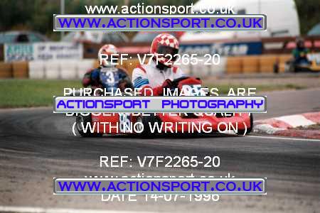 Photo: V7F2265-20 ActionSport Photography 14/07/1996 Hunts Kart Club - Kimbolton _1_PistonReed #85