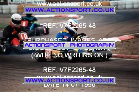 Photo: V7F2265-48 ActionSport Photography 14/07/1996 Hunts Kart Club - Kimbolton _3_SeniorTKM #98
