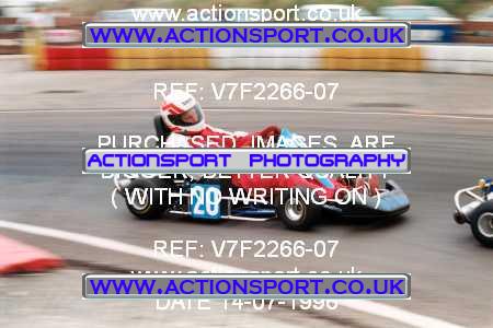Photo: V7F2266-07 ActionSport Photography 14/07/1996 Hunts Kart Club - Kimbolton _1_PistonReed #20