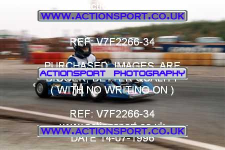 Photo: V7F2266-34 ActionSport Photography 14/07/1996 Hunts Kart Club - Kimbolton _2_JuniorTKM #34