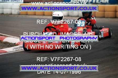Photo: V7F2267-08 ActionSport Photography 14/07/1996 Hunts Kart Club - Kimbolton _2_JuniorTKM #65