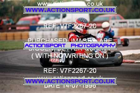 Photo: V7F2267-20 ActionSport Photography 14/07/1996 Hunts Kart Club - Kimbolton _2_JuniorTKM #30