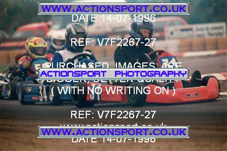 Photo: V7F2267-27 ActionSport Photography 14/07/1996 Hunts Kart Club - Kimbolton _2_JuniorTKM #34