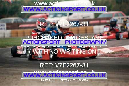 Photo: V7F2267-31 ActionSport Photography 14/07/1996 Hunts Kart Club - Kimbolton _2_JuniorTKM #30