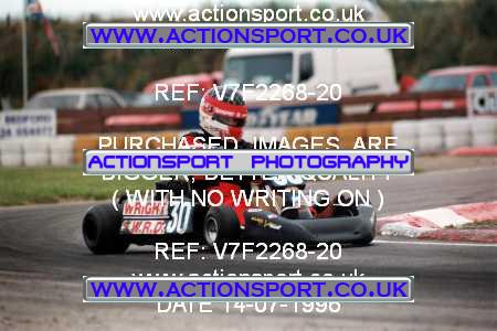 Photo: V7F2268-20 ActionSport Photography 14/07/1996 Hunts Kart Club - Kimbolton _2_JuniorTKM #30