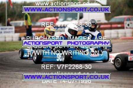 Photo: V7F2268-30 ActionSport Photography 14/07/1996 Hunts Kart Club - Kimbolton _2_JuniorTKM #50