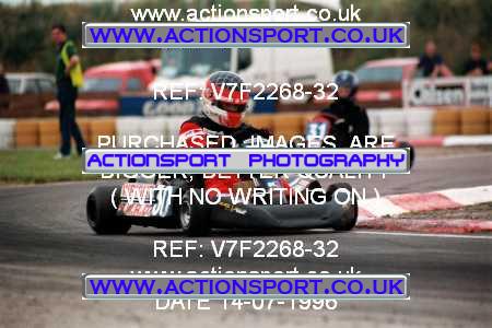 Photo: V7F2268-32 ActionSport Photography 14/07/1996 Hunts Kart Club - Kimbolton _2_JuniorTKM #30