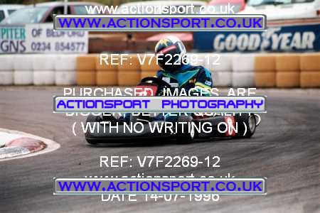Photo: V7F2269-12 ActionSport Photography 14/07/1996 Hunts Kart Club - Kimbolton _3_SeniorTKM #8