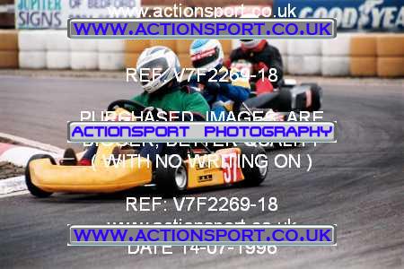 Photo: V7F2269-18 ActionSport Photography 14/07/1996 Hunts Kart Club - Kimbolton _3_SeniorTKM #98
