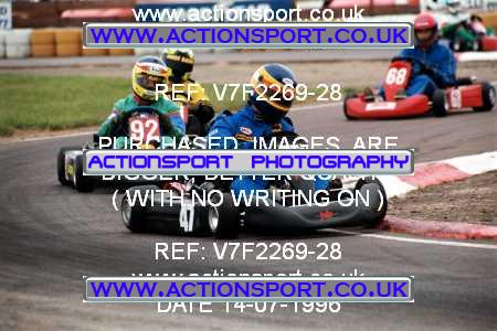 Photo: V7F2269-28 ActionSport Photography 14/07/1996 Hunts Kart Club - Kimbolton _3_SeniorTKM #47