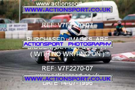 Photo: V7F2270-07 ActionSport Photography 14/07/1996 Hunts Kart Club - Kimbolton _3_SeniorTKM #98
