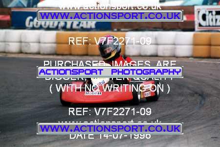Photo: V7F2271-09 ActionSport Photography 14/07/1996 Hunts Kart Club - Kimbolton _4_Cadets #71