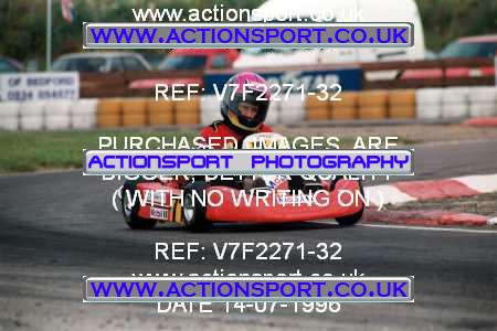 Photo: V7F2271-32 ActionSport Photography 14/07/1996 Hunts Kart Club - Kimbolton _4_Cadets #71