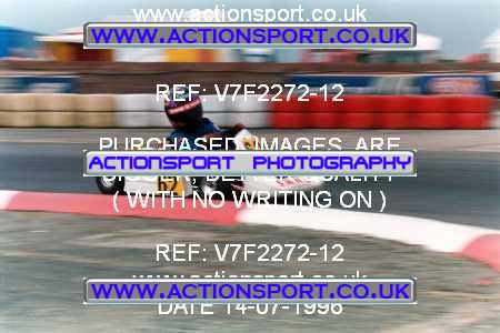 Photo: V7F2272-12 ActionSport Photography 14/07/1996 Hunts Kart Club - Kimbolton _4_Cadets #62