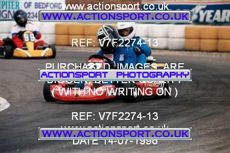 Photo: V7F2274-13 ActionSport Photography 14/07/1996 Hunts Kart Club - Kimbolton _6_100C #37