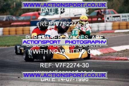 Photo: V7F2274-30 ActionSport Photography 14/07/1996 Hunts Kart Club - Kimbolton _6_100C #99