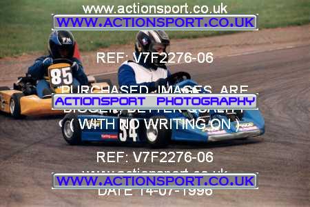 Photo: V7F2276-06 ActionSport Photography 14/07/1996 Hunts Kart Club - Kimbolton _2_JuniorTKM #34